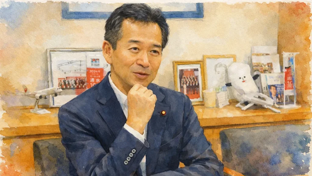 岡本三成の妻はなぜ公表されない？家族構成や噂を公式情報から整理