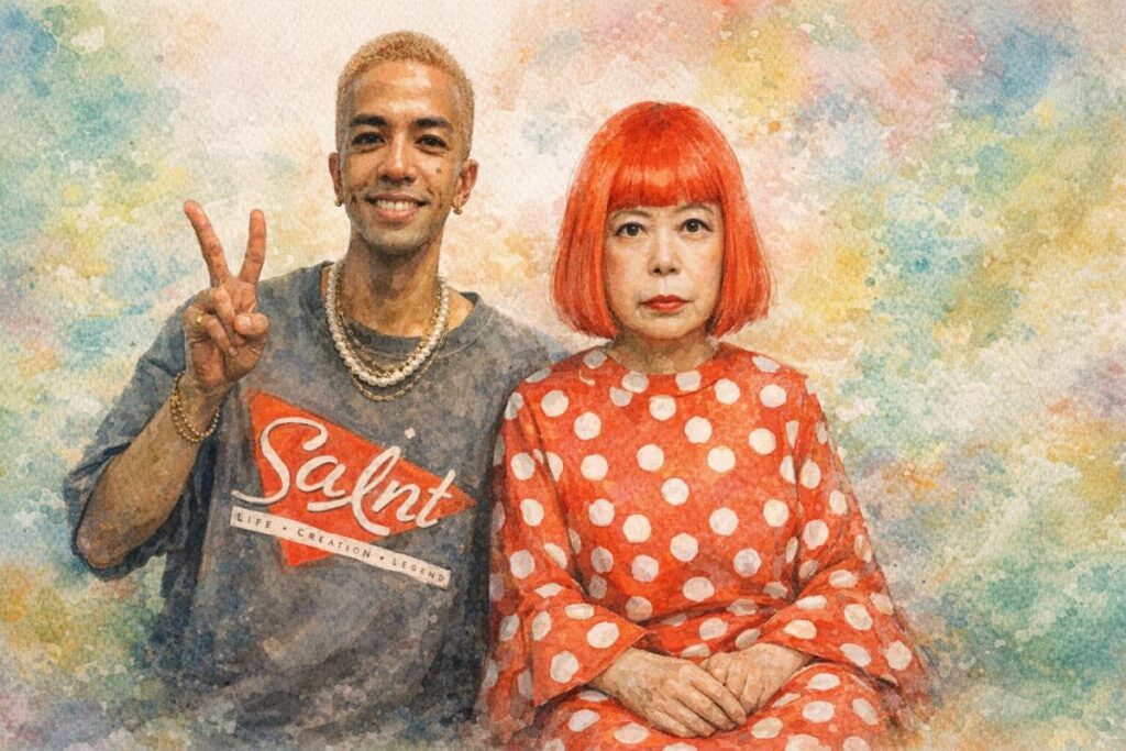 草間リチャード敬太と草間彌生の関係は血縁なし!苗字が同じでも別家系の理由を解説