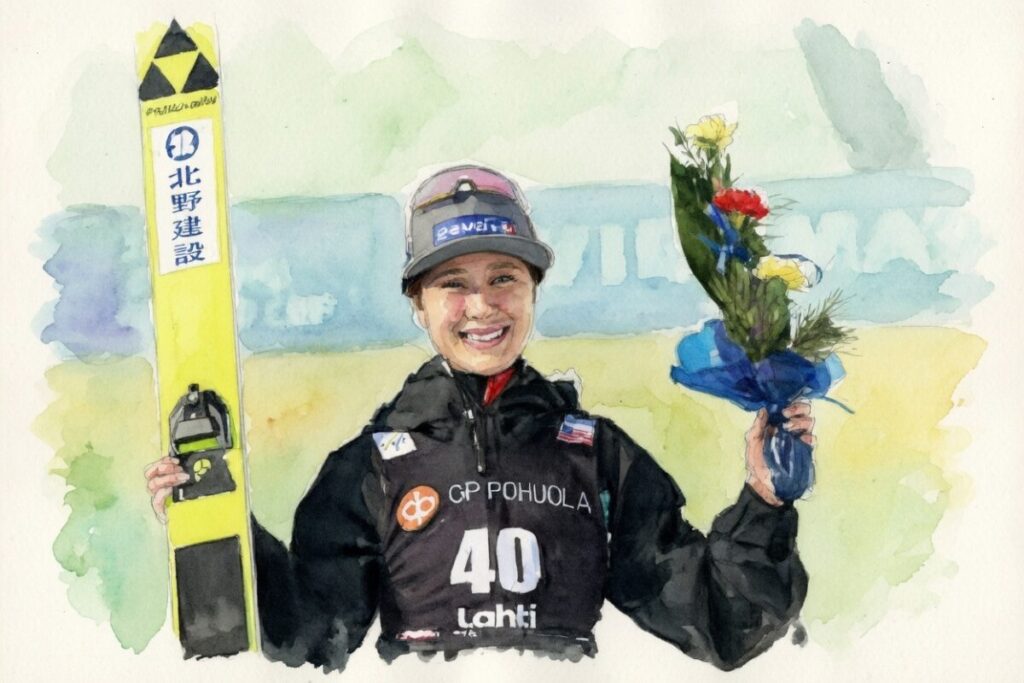 丸山希の実家は野沢温泉村の民宿「丸賢山荘」！葬儀を欠席してW杯へ向かった母の言葉とは