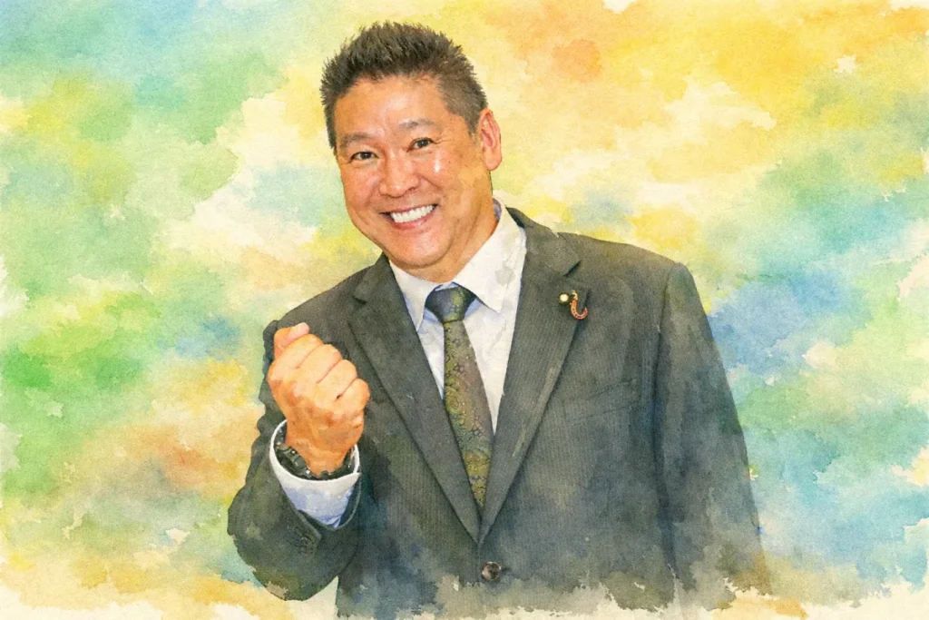 立花孝志の父親は近大卒の営業マン！W不倫で離婚後ネグレクトの壮絶な過去