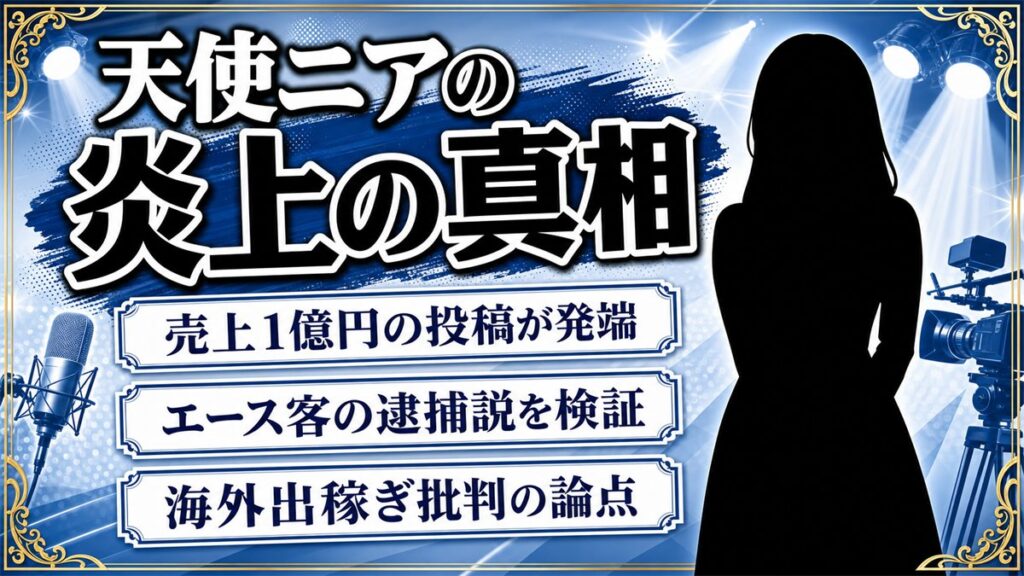 天使ニア炎上の真相とは？売上1億円投稿から噂拡散まで徹底解説